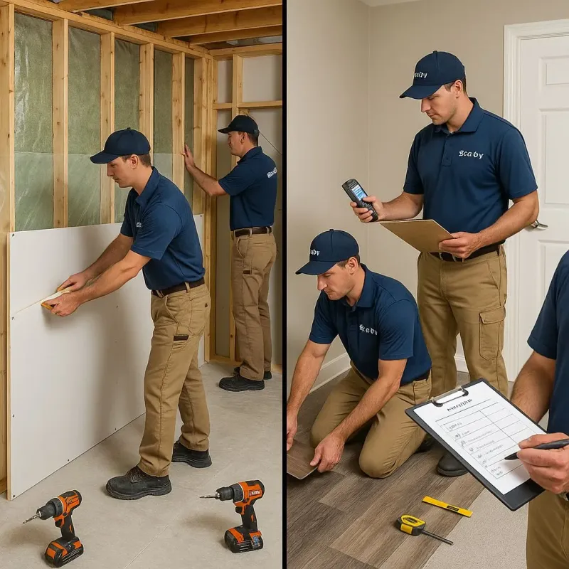 Repairs and Reconstruction process in East Perrine, FL